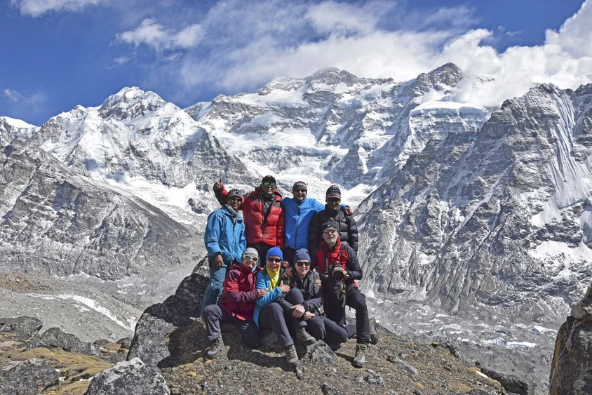 Blick auf den Kanchenjunga