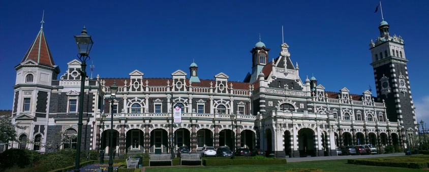 Neuseeland Reise - Bahnhof Dunedin
