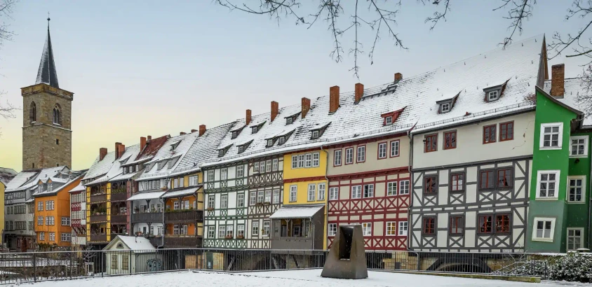 Krämerbrücke im Winter - drsg98 - © drsg98 / adobe.com