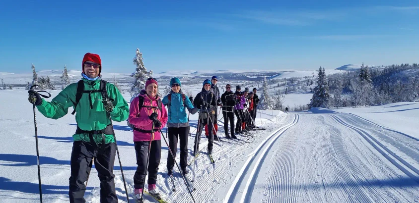 Vergnügen beim Skilanglauf - Marion Süß